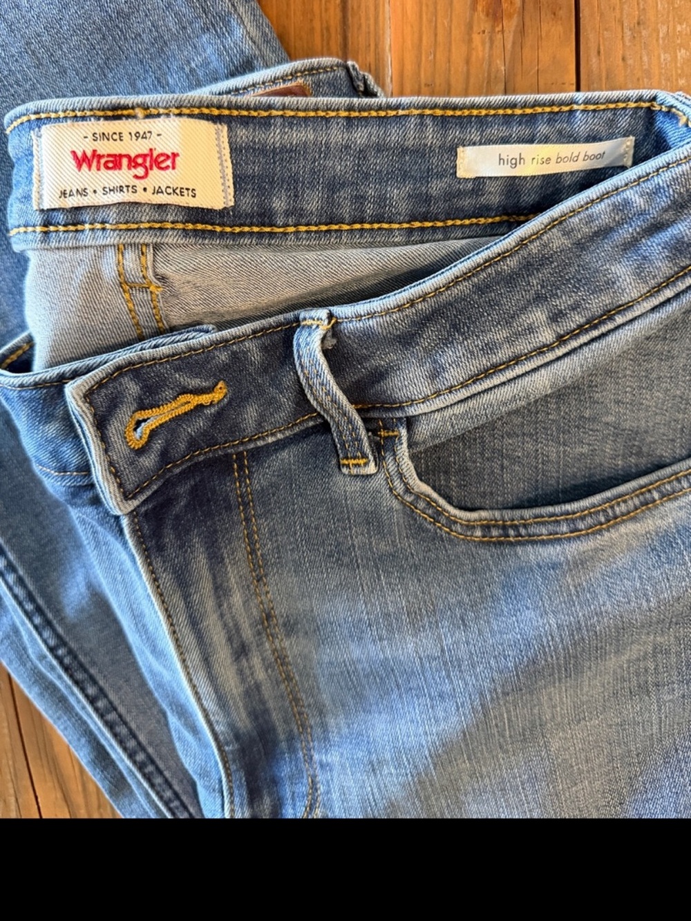 Wrangler Women's High Rise Bold Boot Denim Jean - Picture 5 of 5